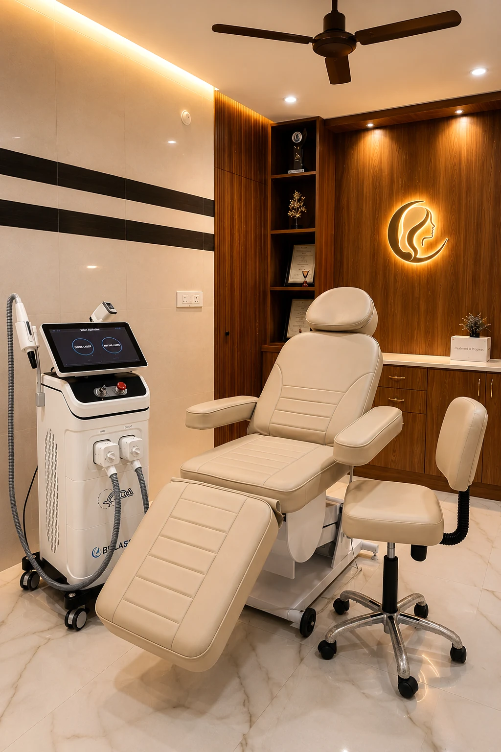 Jabilli Cosmetics n Wellness luxury treatment room Tiruvuru